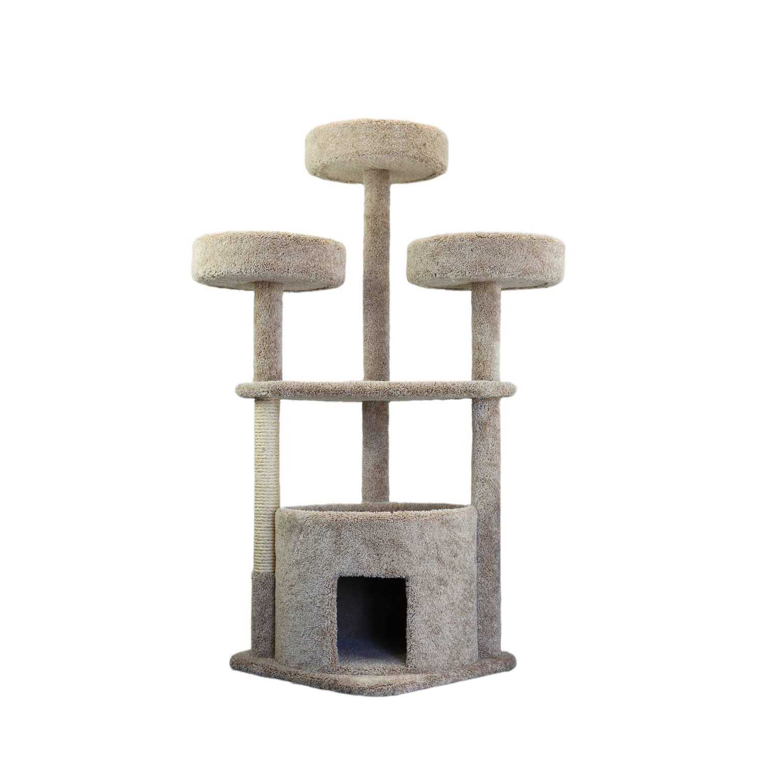 Prestige Cat Trees Coon Cat House Cat Tree - Healthber