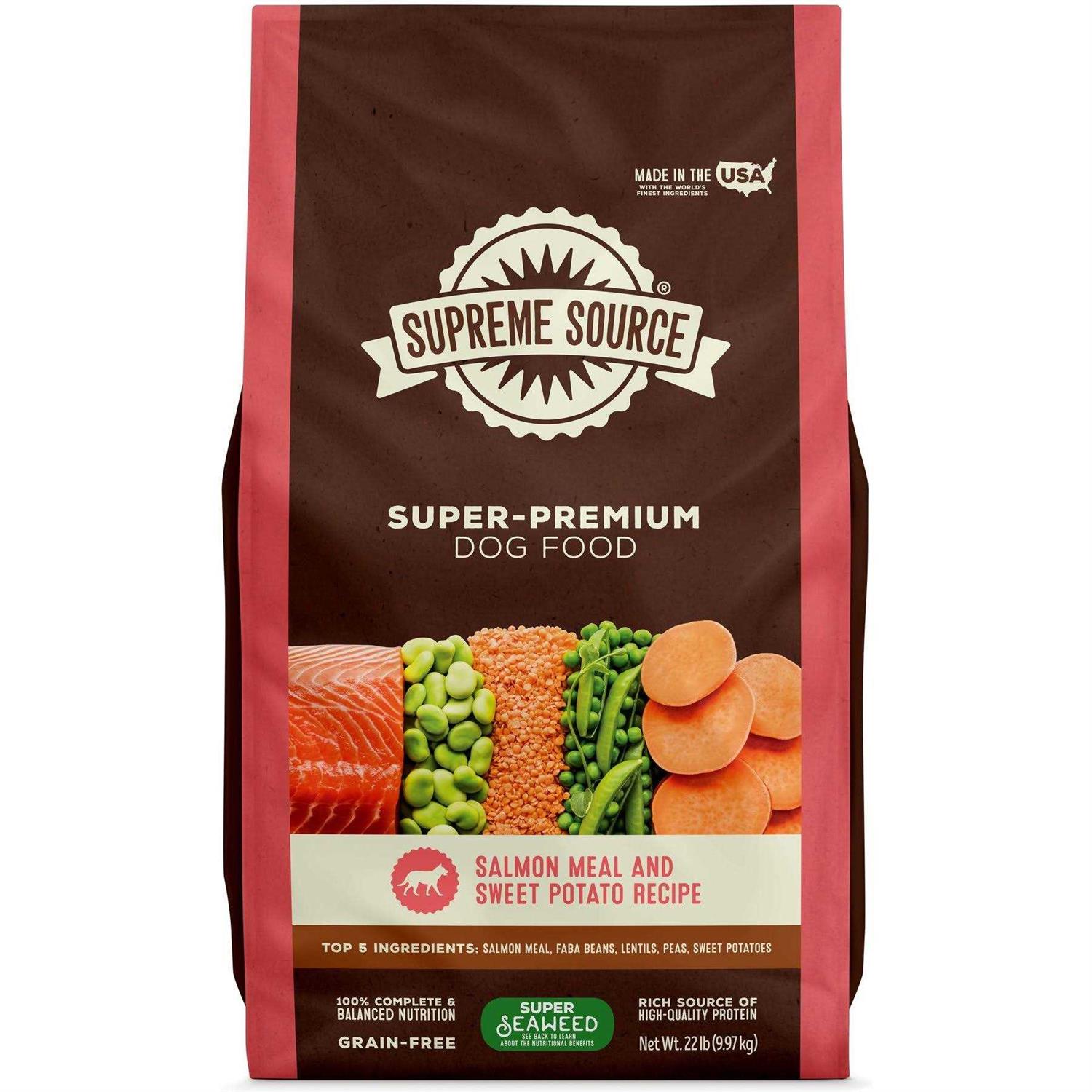 Supreme Source Grain Free Meal and Sweet Potato Recipe Dog Food - Healthber