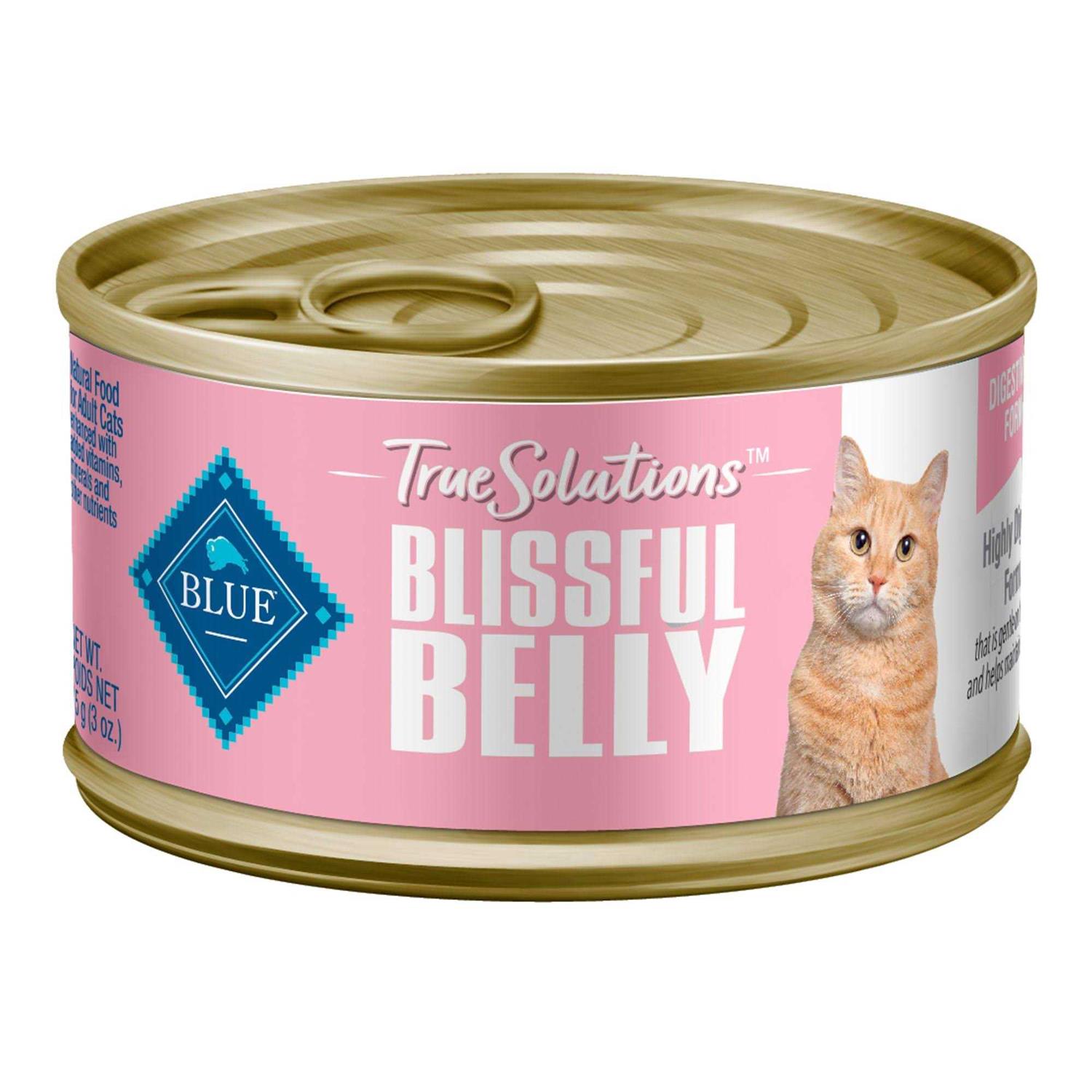 Blue Buffalo True Solutions Blissful Belly Natural Digestive Care Adult Wet Cat Food - Healthber