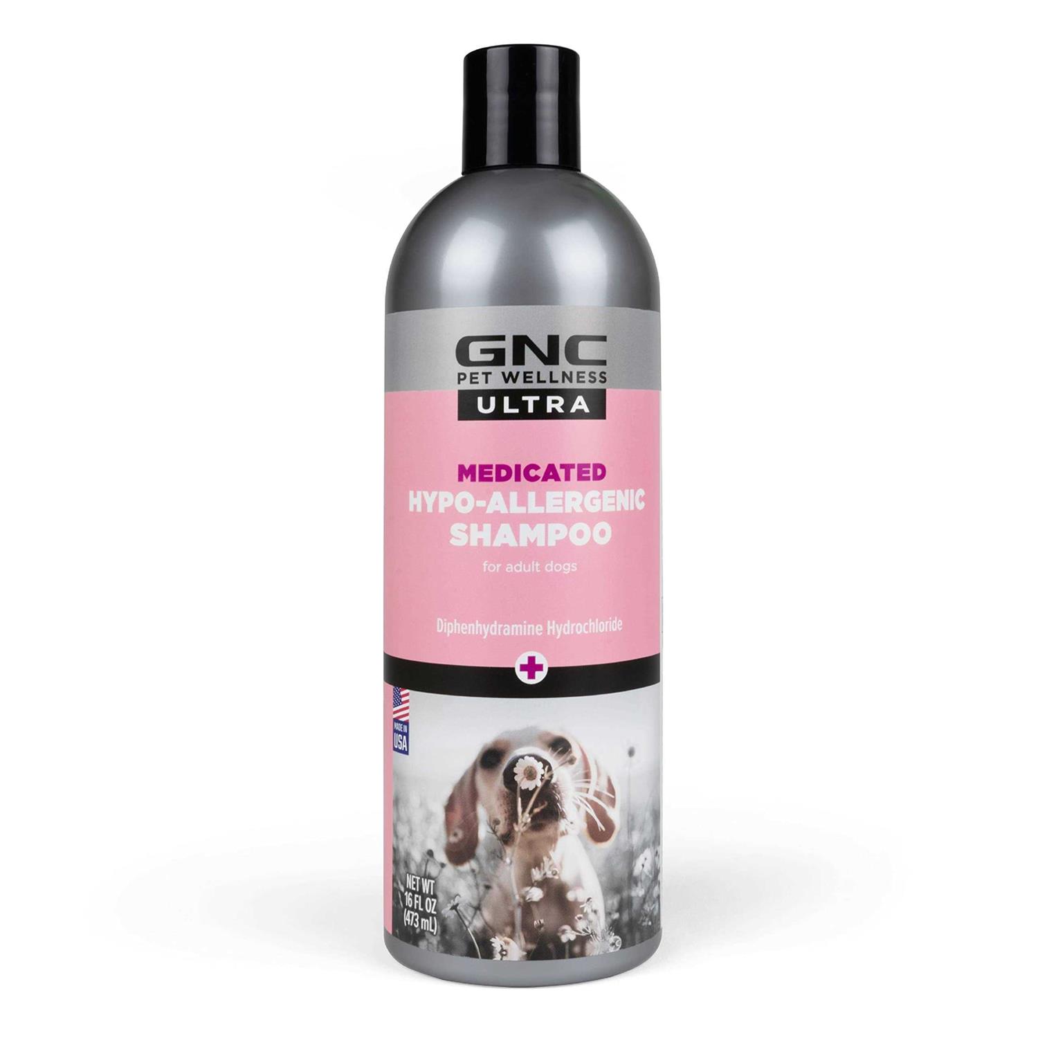 GNC Pets Ultra Medicated Hypo-Allergenic Dog Shampoo - Healthber