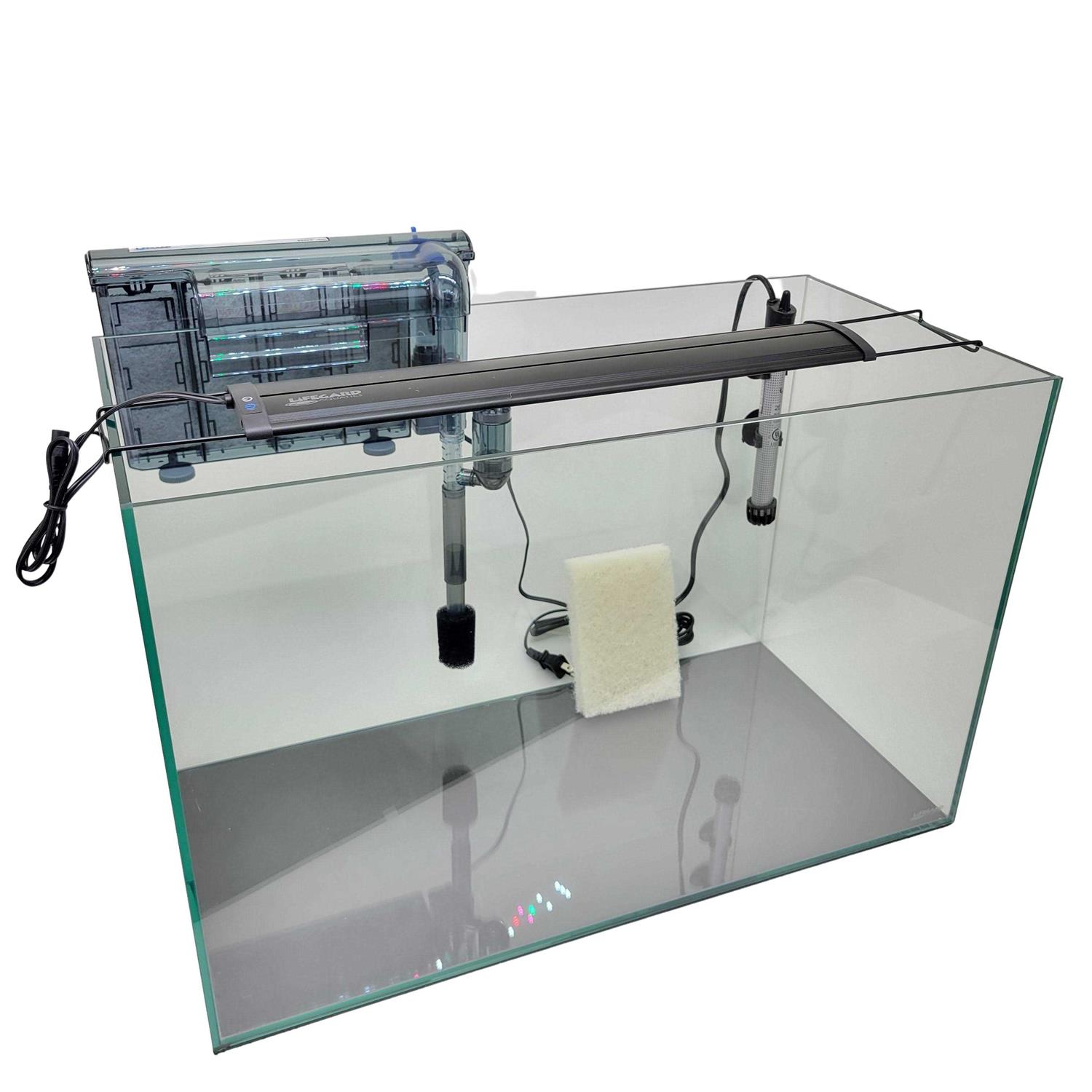 Lifegard Long Clear Glass Bookshelf Aquarium - Healthber