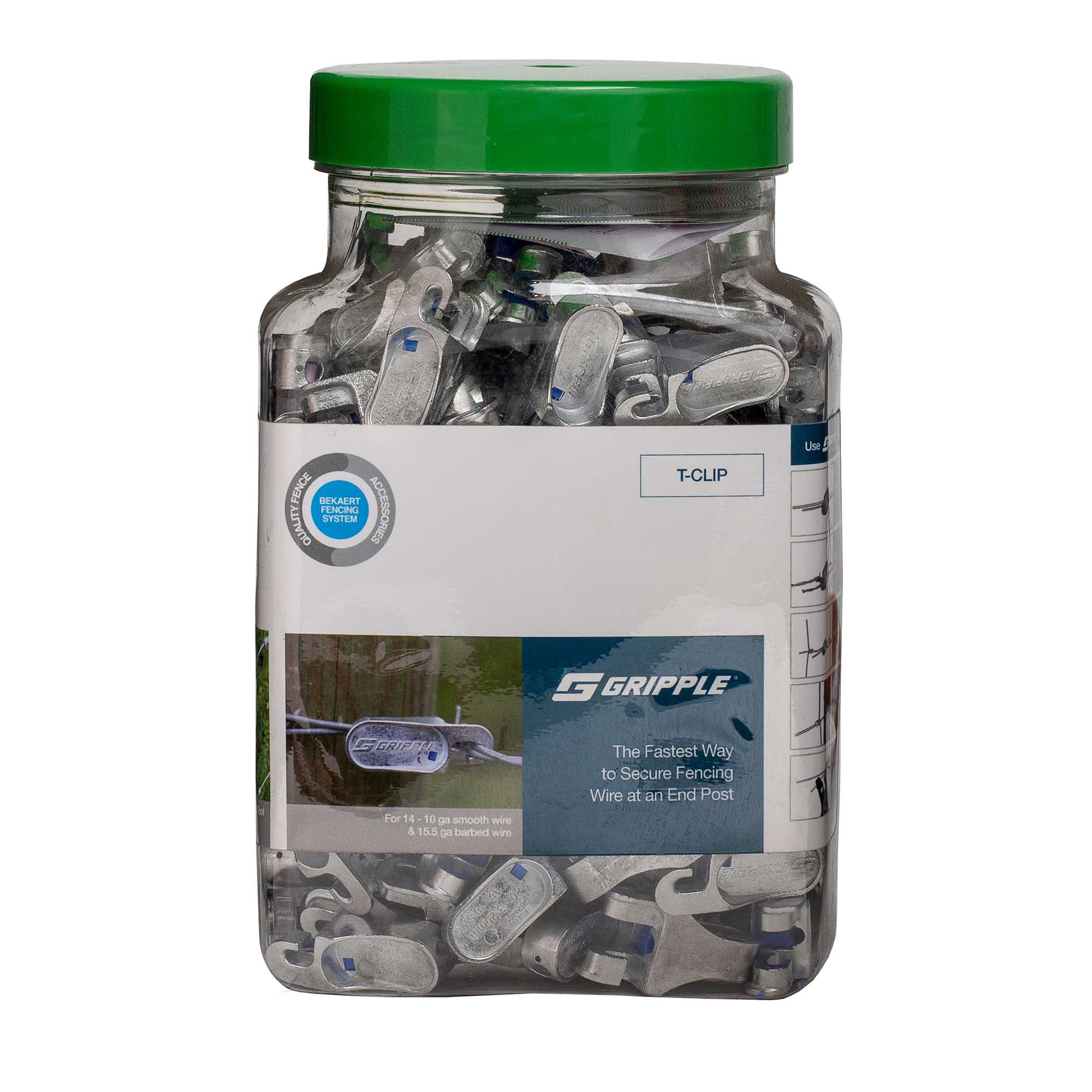 Gripple T-Clip Wire Fencing Fastener, 150ct - Healthber
