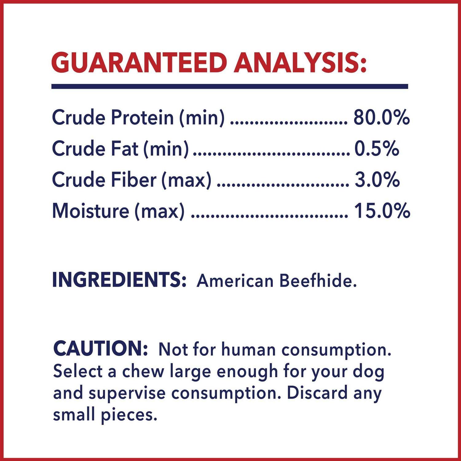 Pet Factory American Beefhide Bone Chicken Flavored - Healthber