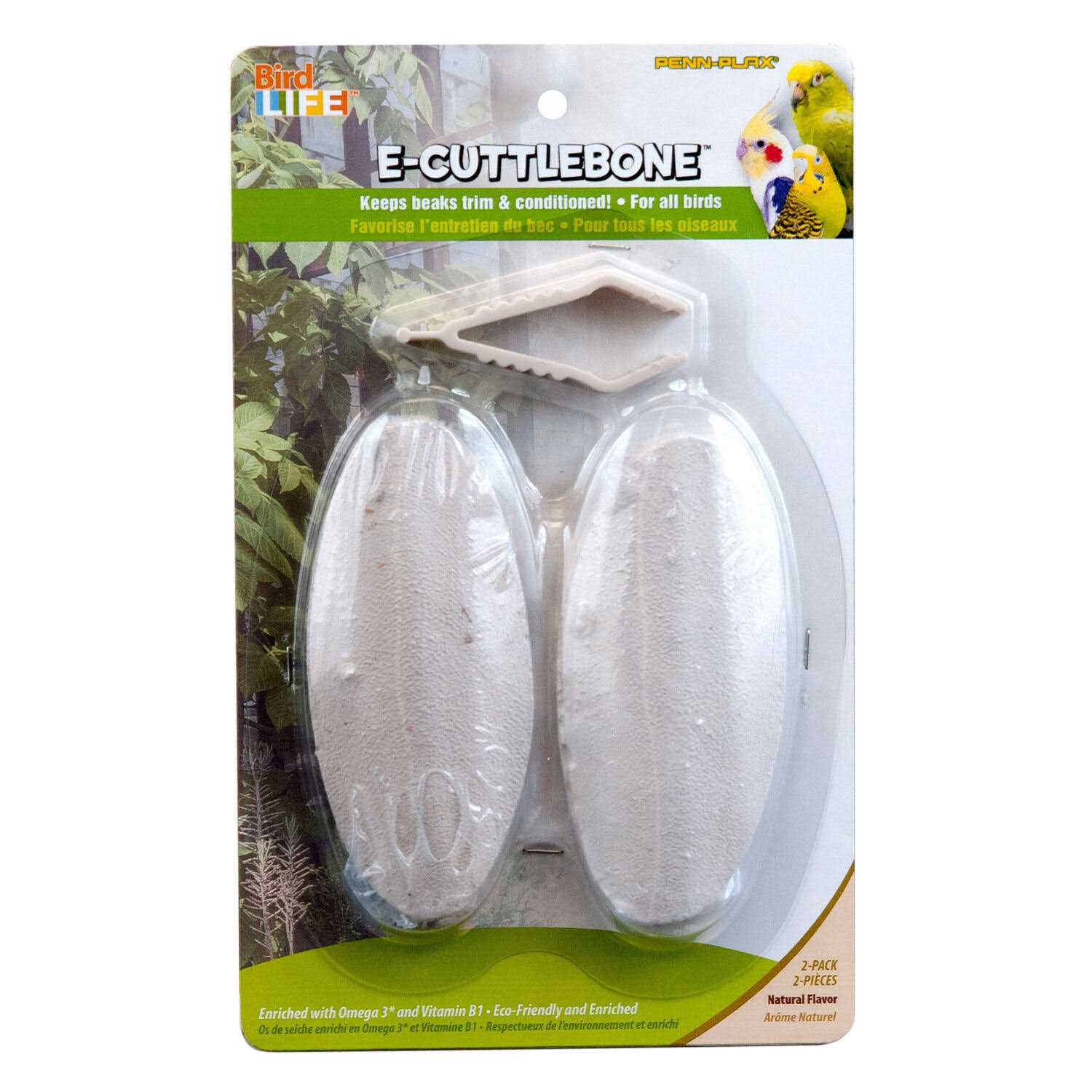 Penn Plax Bird Life E2 Natural Flavor Cuttlebone - Healthber