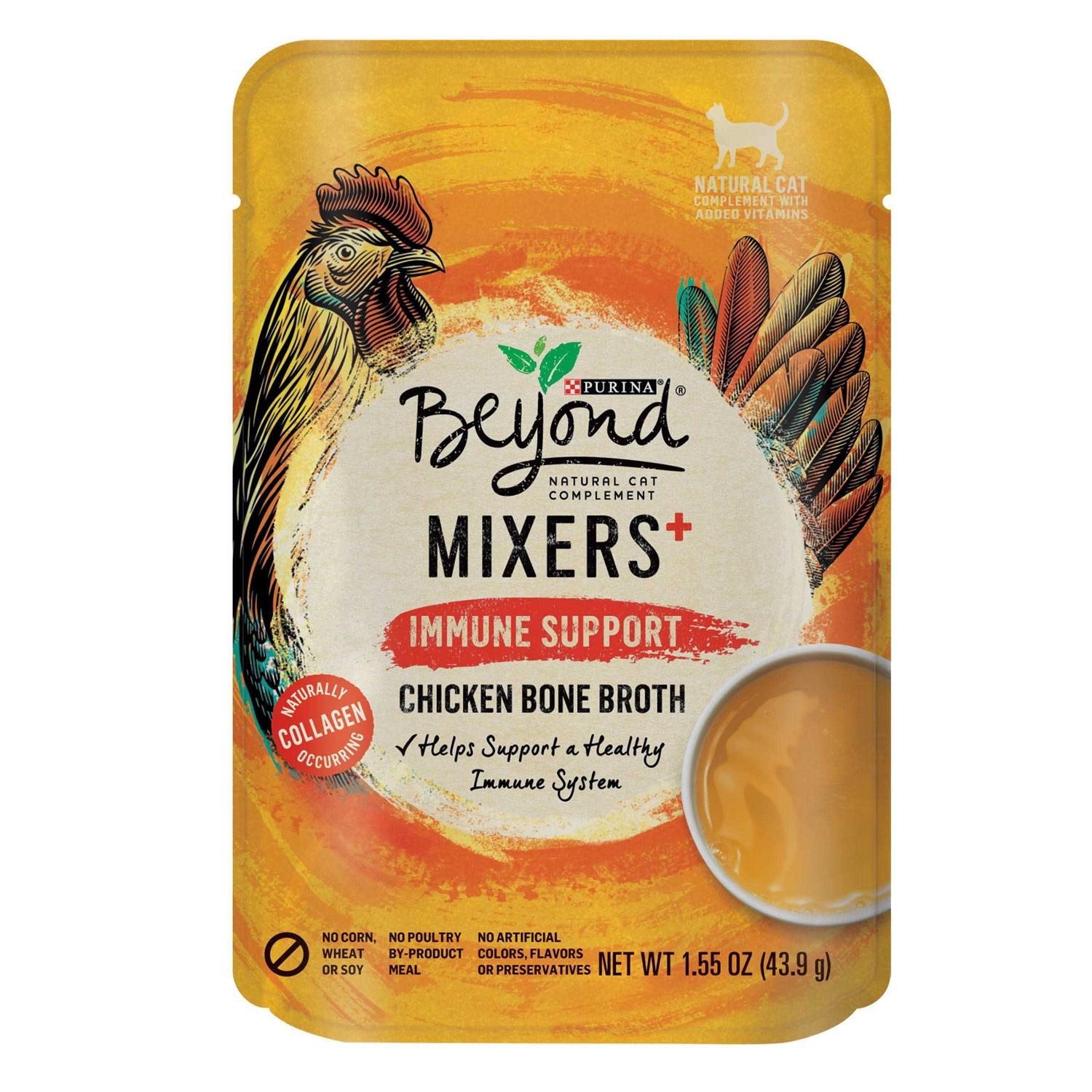 Purina Beyond Wet Cat Food Natural Chicken Bone Broth - Healthber