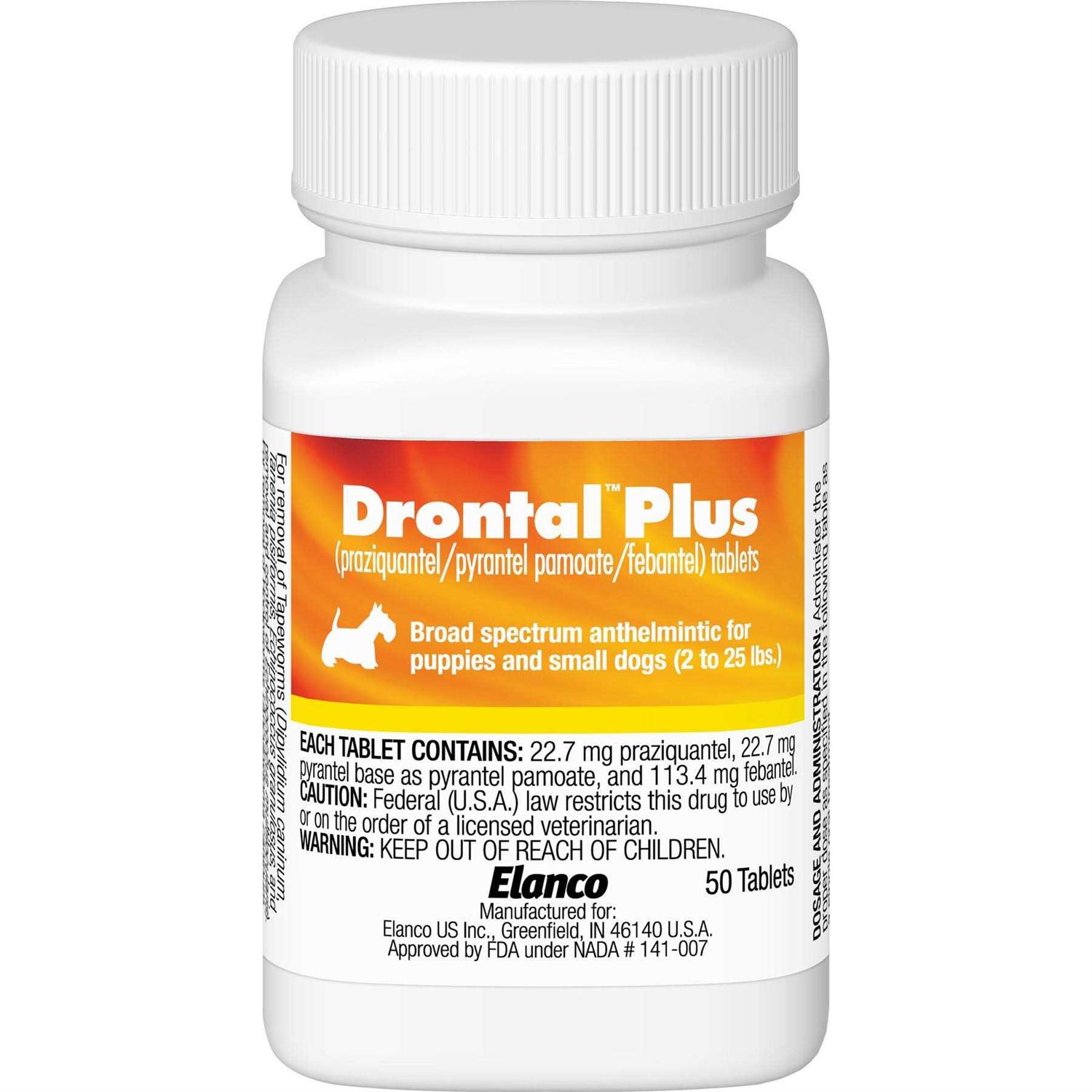 Drontal Plus for Small Dogs 2-25 lbs 22.7 mg - Healthber