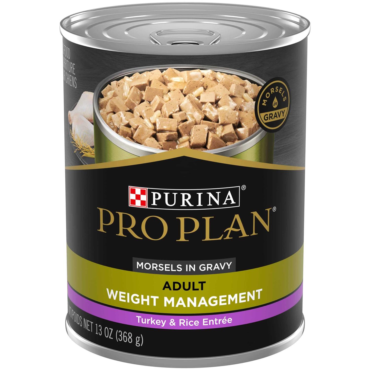Purina Pro Plan Focus Adult Weight Management Turkey & Rice Entree Canned Dog Food - Healthber