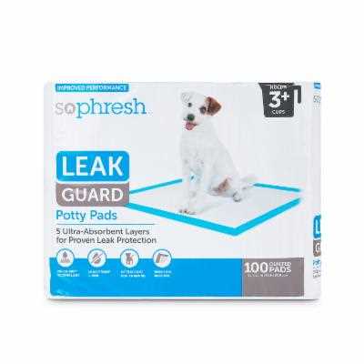 So Phresh Large Leak Guard Quilted Potty Pads, Count of 100 - Healthber