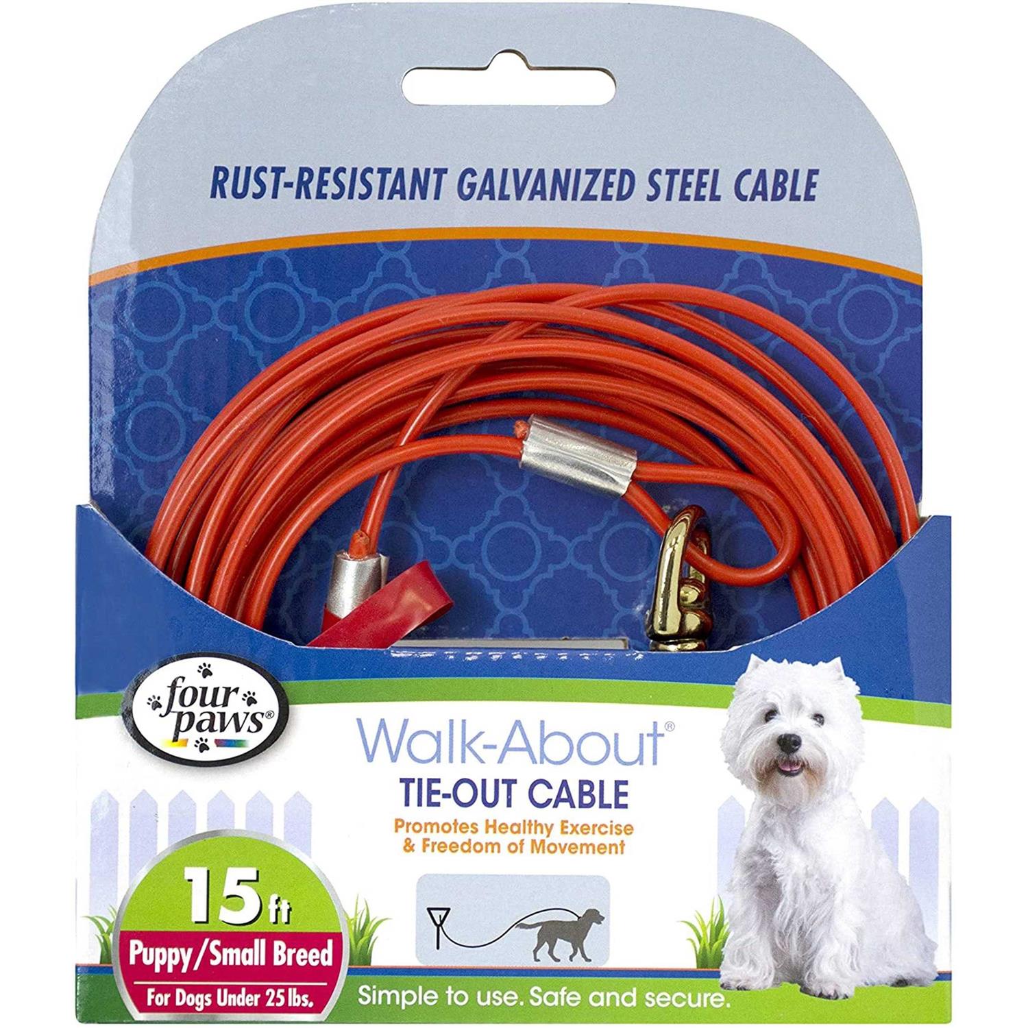 Four Paws Tie Out Cable - Healthber
