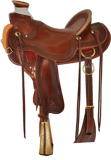 Reinsman Custom Elko Ranch Saddle, Regular Tree - Healthber