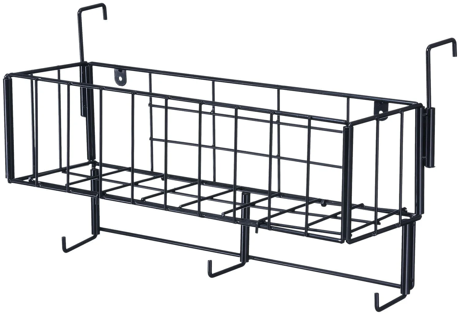 Portable Collapsible Hanging Basket w/Bridle Hooks - Healthber
