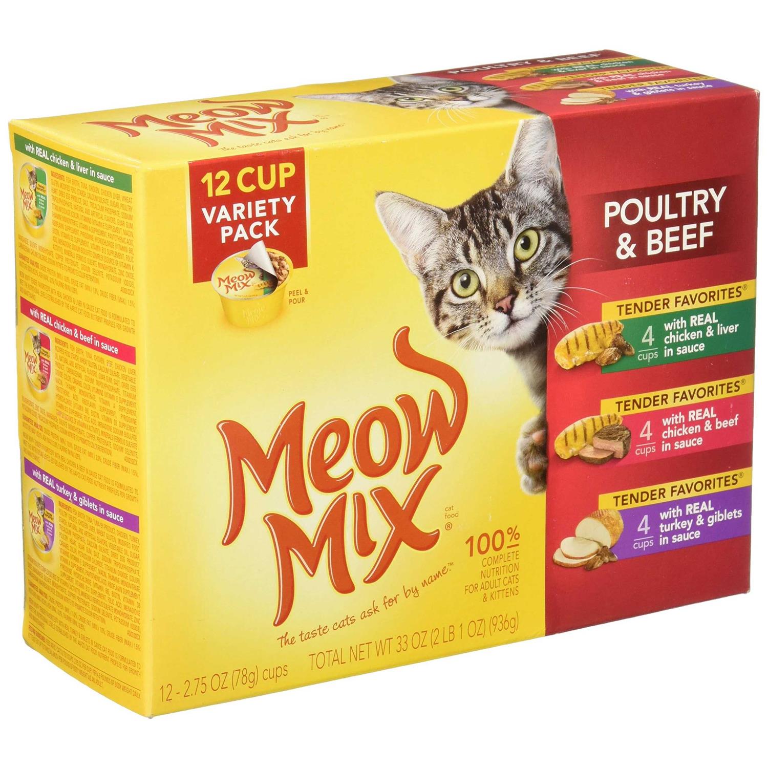 Meow Mix Tender Favorites Wet Cat Food - Healthber