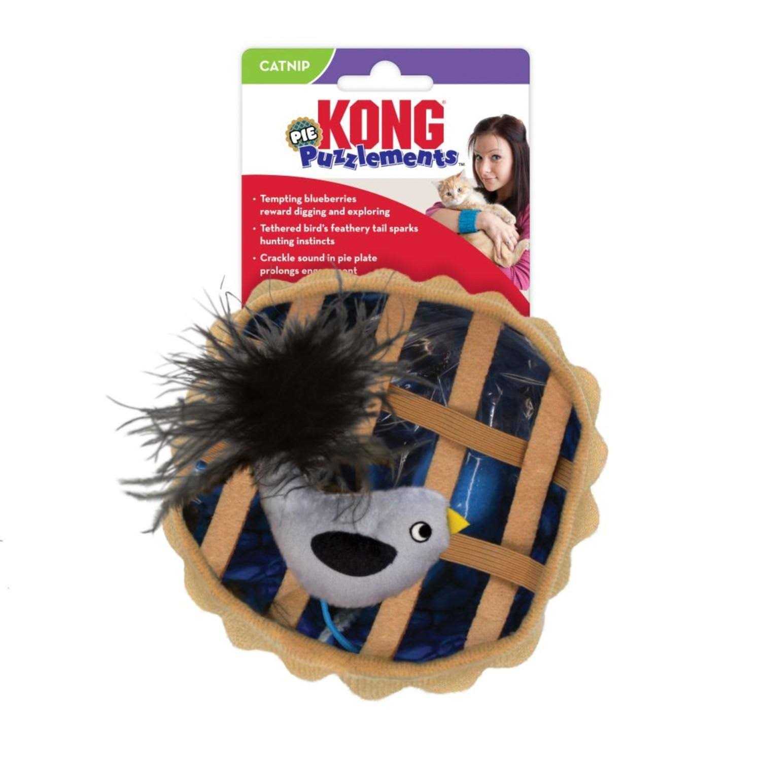 Kong Puzzlements Pie Cat Toy - Healthber