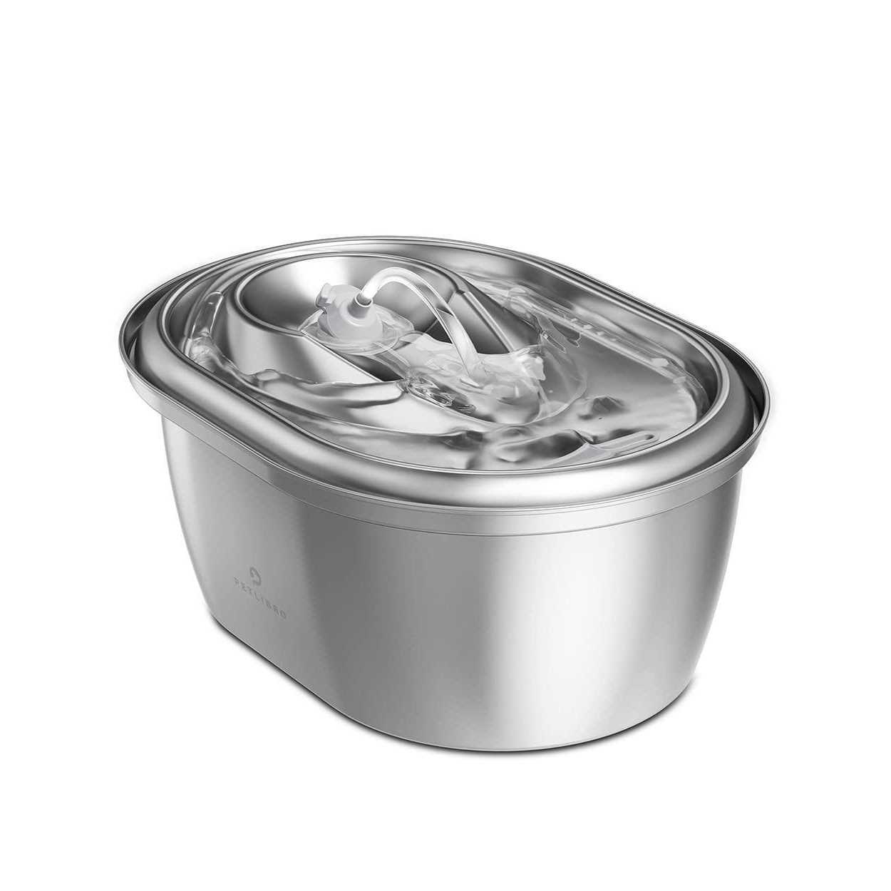 PETLIBRO Cat Water Fountain Stainless Steel 2L & 3L Pet Water Fountain for Cats Inside - Healthber