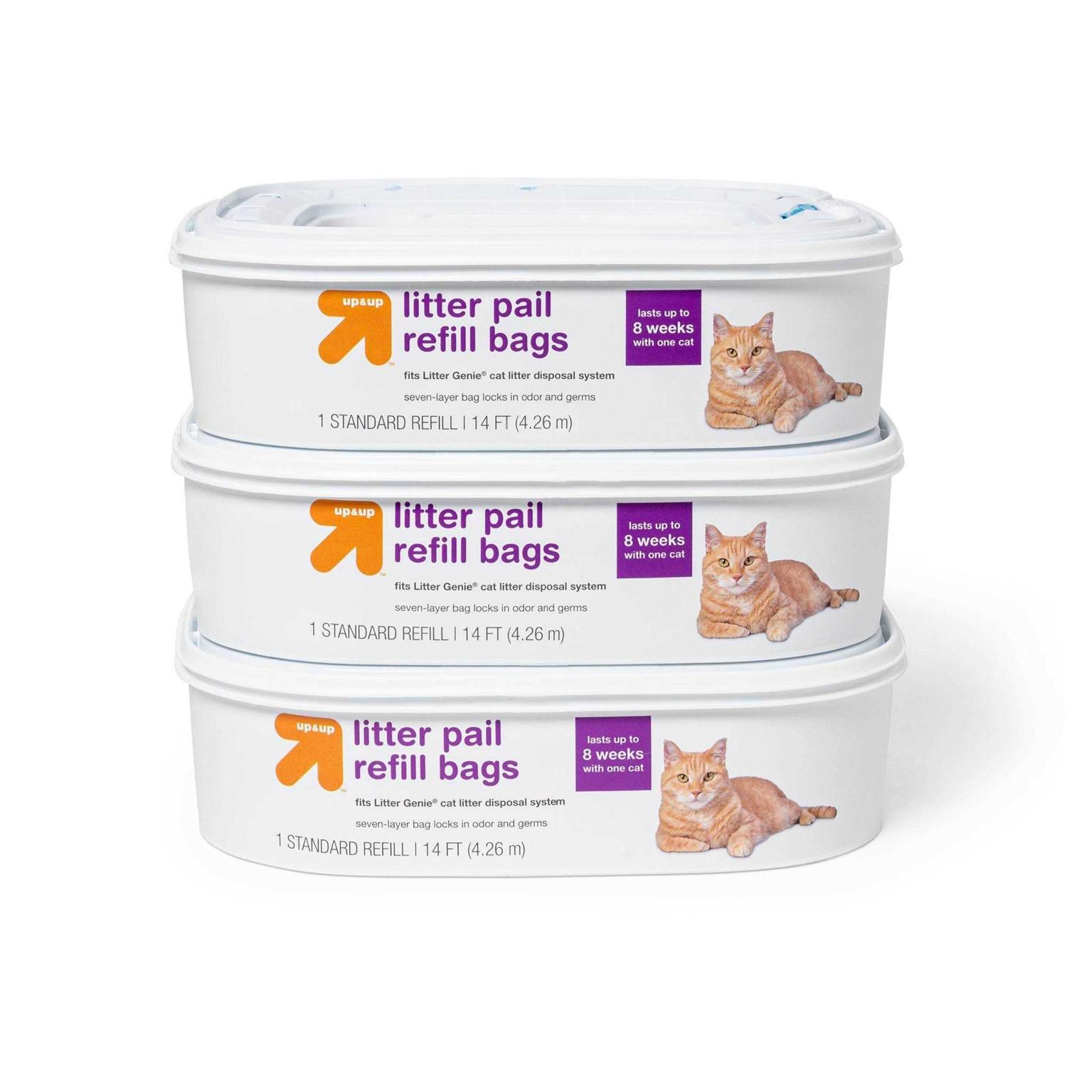 up & up Litter Pail Refills Cat Waste - Healthber