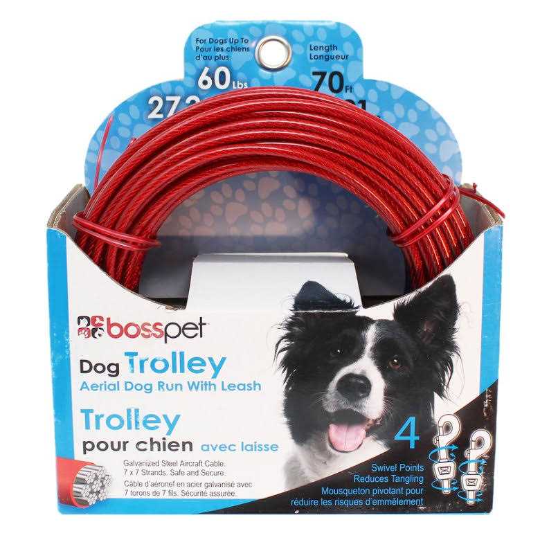 Boss Pet PDQ Q507000099 Dog Trolley System - Healthber