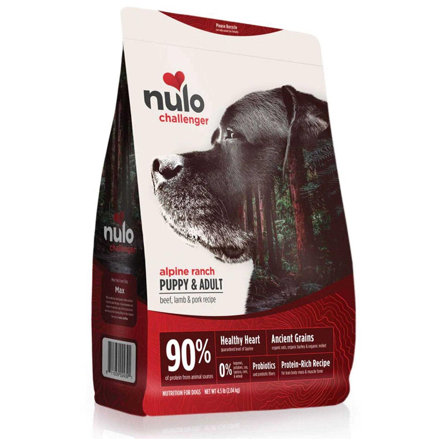 Nulo Challenger Alpine Ranch Beef Lamb & Pork Dry Puppy Food - Healthber
