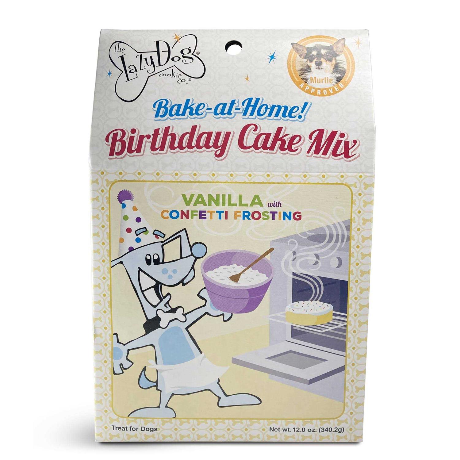 Lazy Dog Bake-at-Home Vanilla Birthday Cake Mix - Healthber