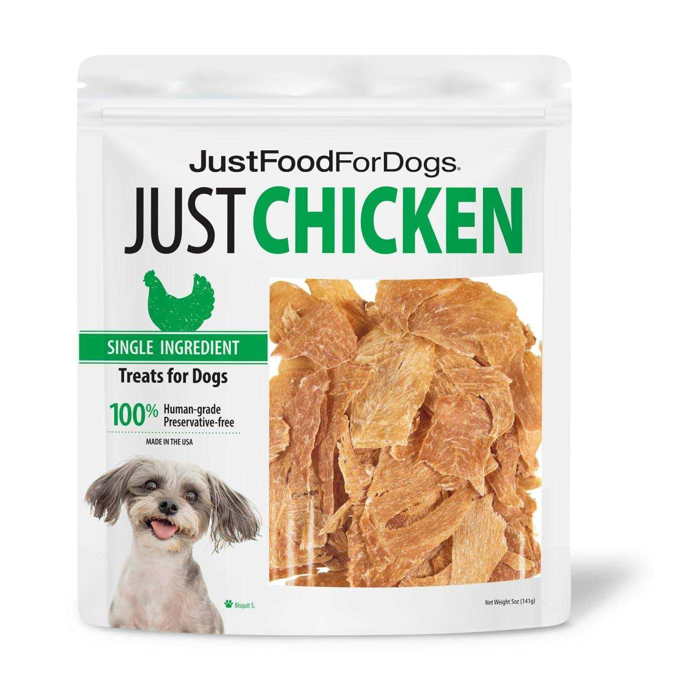 JustFoodForDogs Chicken Breast Dog Treats - Healthber