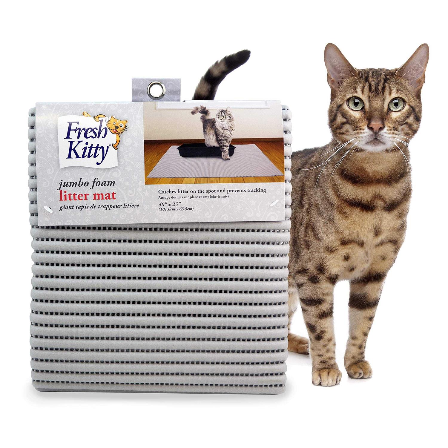 Fresh Kitty Jumbo Foam Litter Mat - Healthber