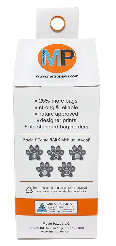 Poopy Packs 8 Rolls Dog Poop Bags - Healthber