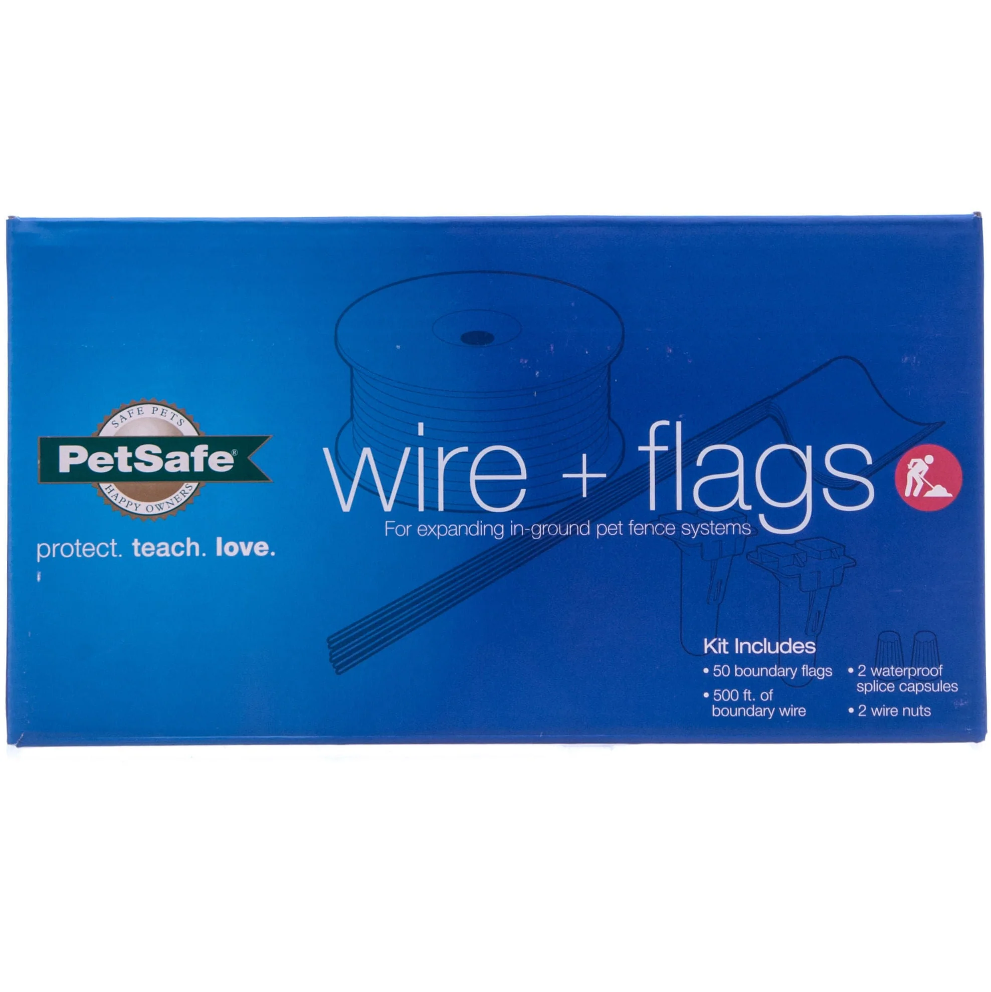 PetSafe Extra 500' Wire & 50 Boundary Flags - Healthber
