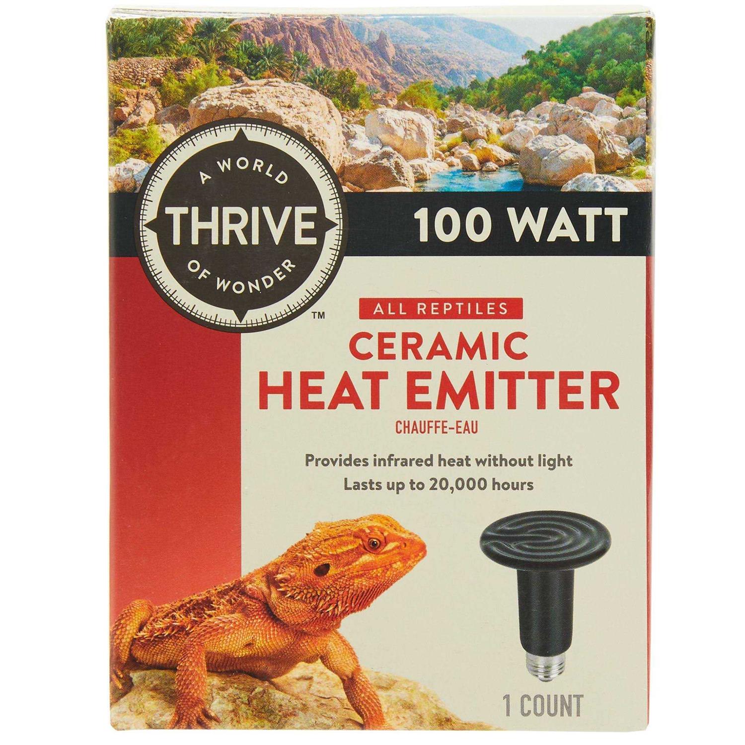 Thrive Reptile Ceramic Heat Emitter - Healthber