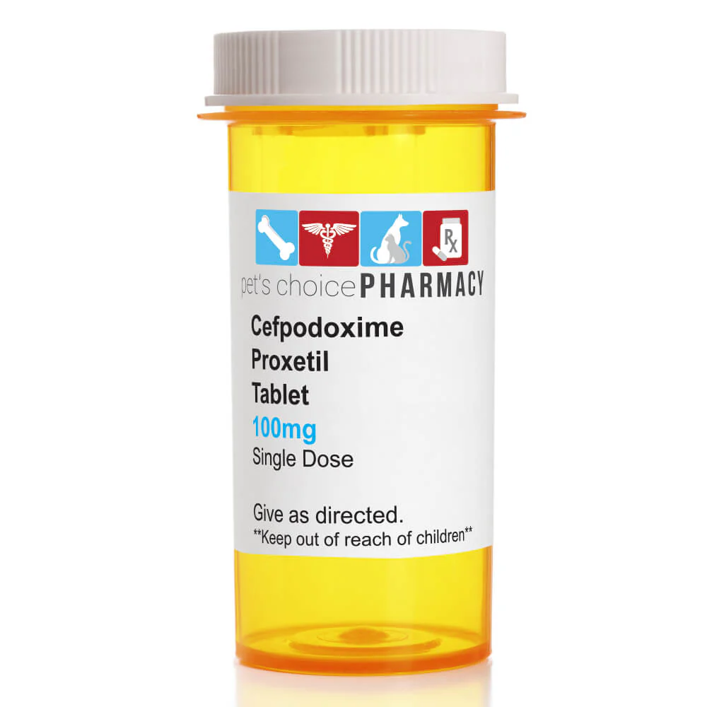 Rx Cefpodoxime Proxetil (Generic) Tablets for Dogs - Healthber