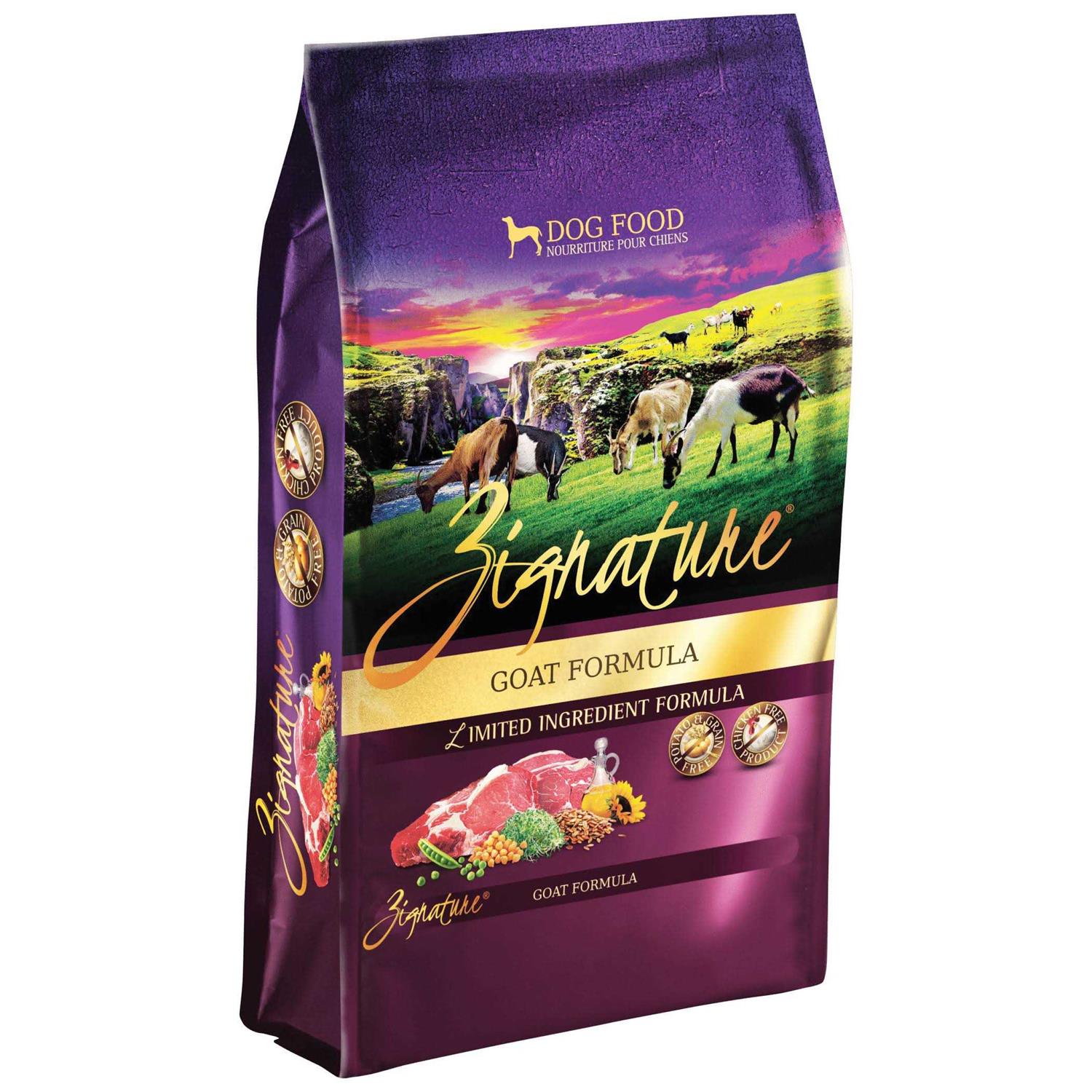 Zignature Goat Formula Limited Ingredient Dry Dog Food - Healthber
