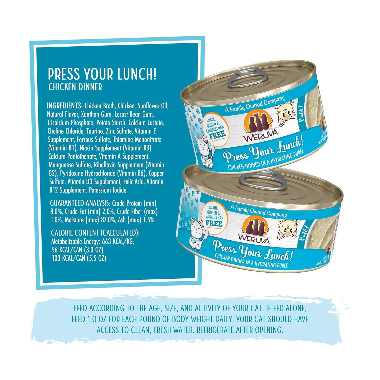 Weruva Cat Press Your Pate - Healthber