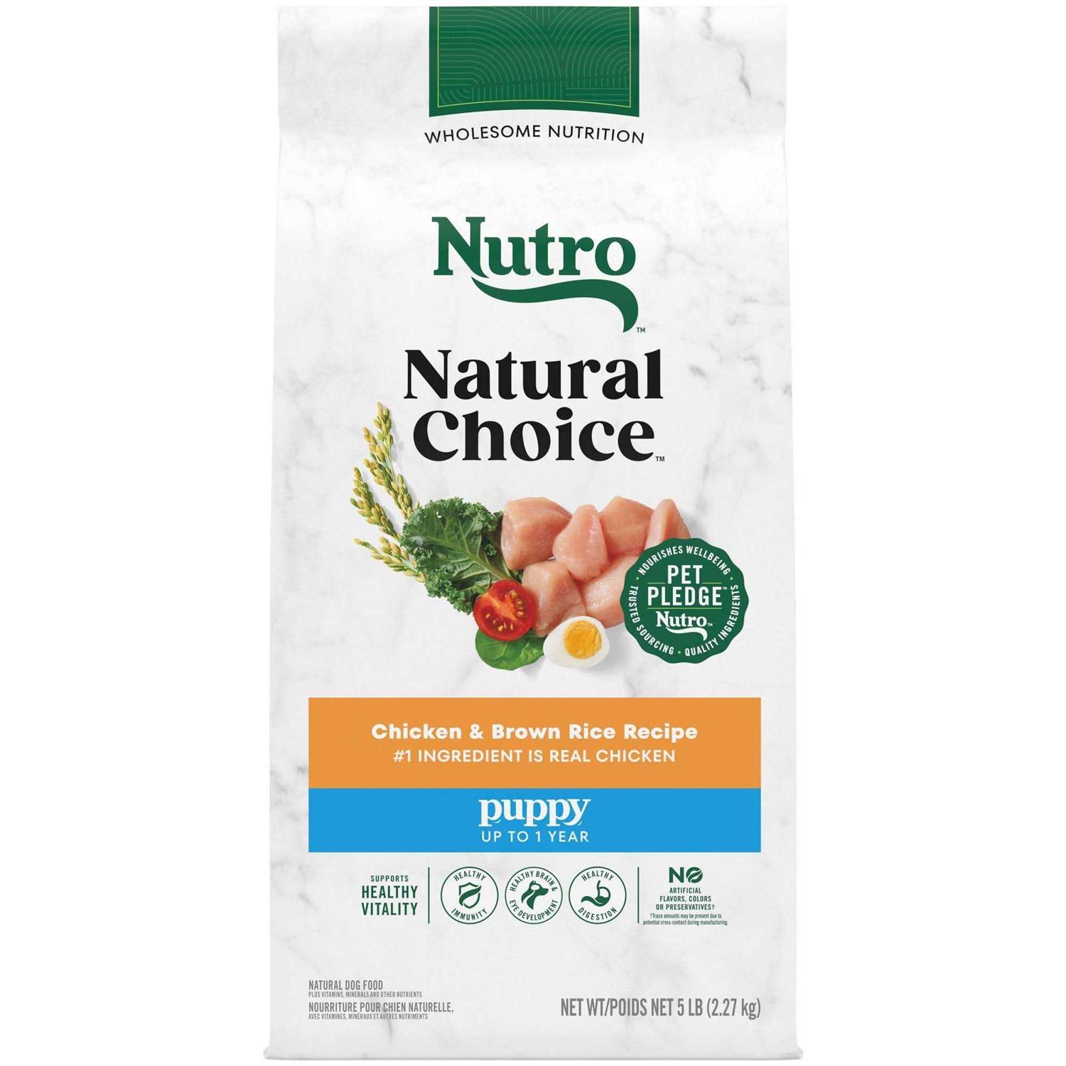Nutro Natural Choice Puppy Chicken & Brown Rice Dog Food - Healthber