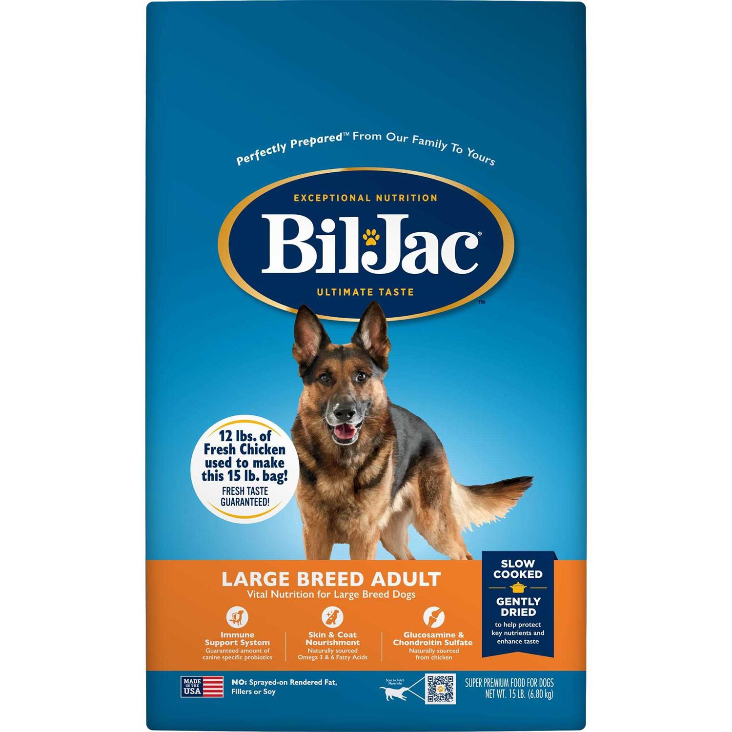 Bil-Jac Large Breed Adult Dry Dog Food - Healthber