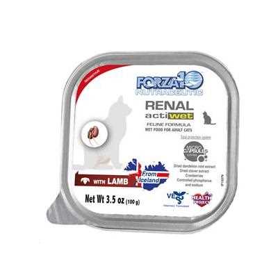 Forza10 Nutraceutic Actiwet Renal Support Wet Cat Food, 3.5-oz, case of 32 - Healthber