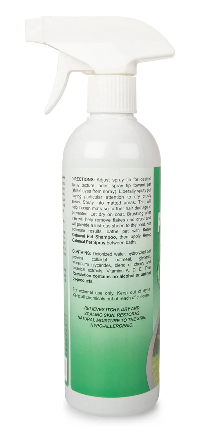 Kenic Oatmeal Pet Spray - Healthber