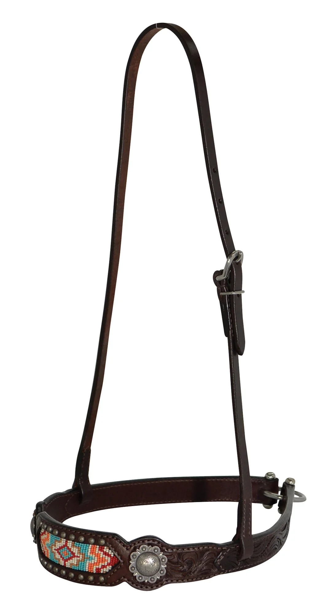 Southwest Beaded Inlay Noseband - Healthber