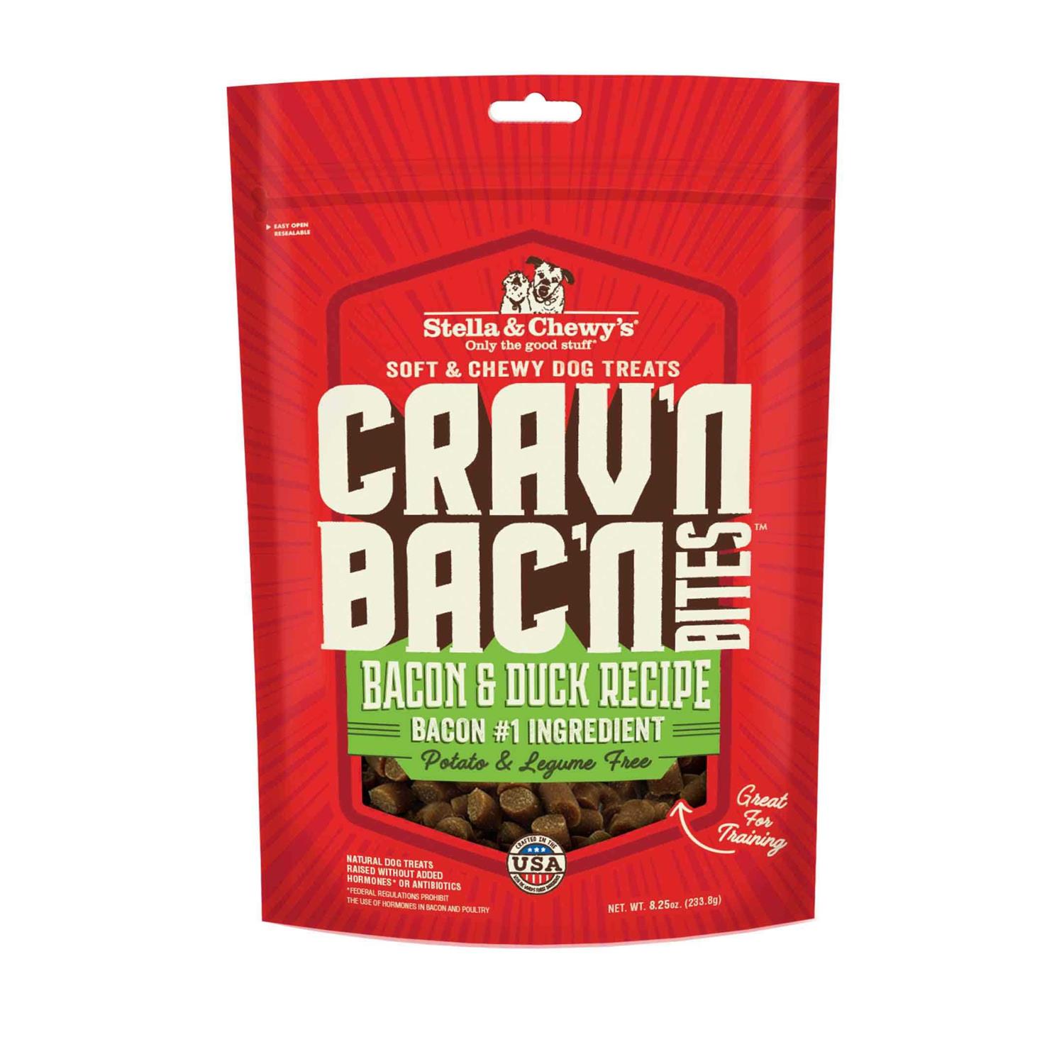 Stella & Chewy’s Crav’n Bac’n Bites Bacon Dog Treats - Healthber