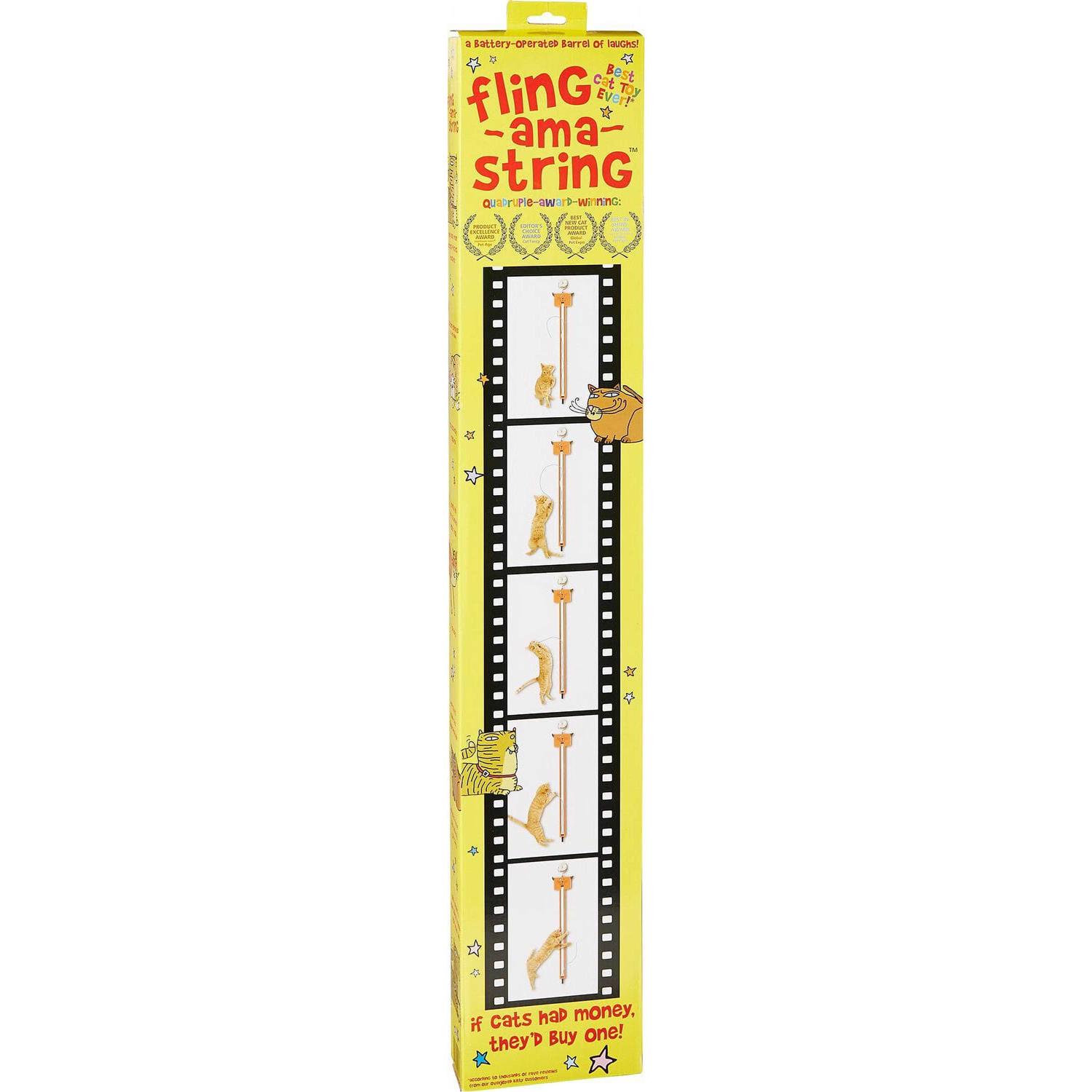 Moody Pet Fling-Ama-String Cat Toy - Healthber