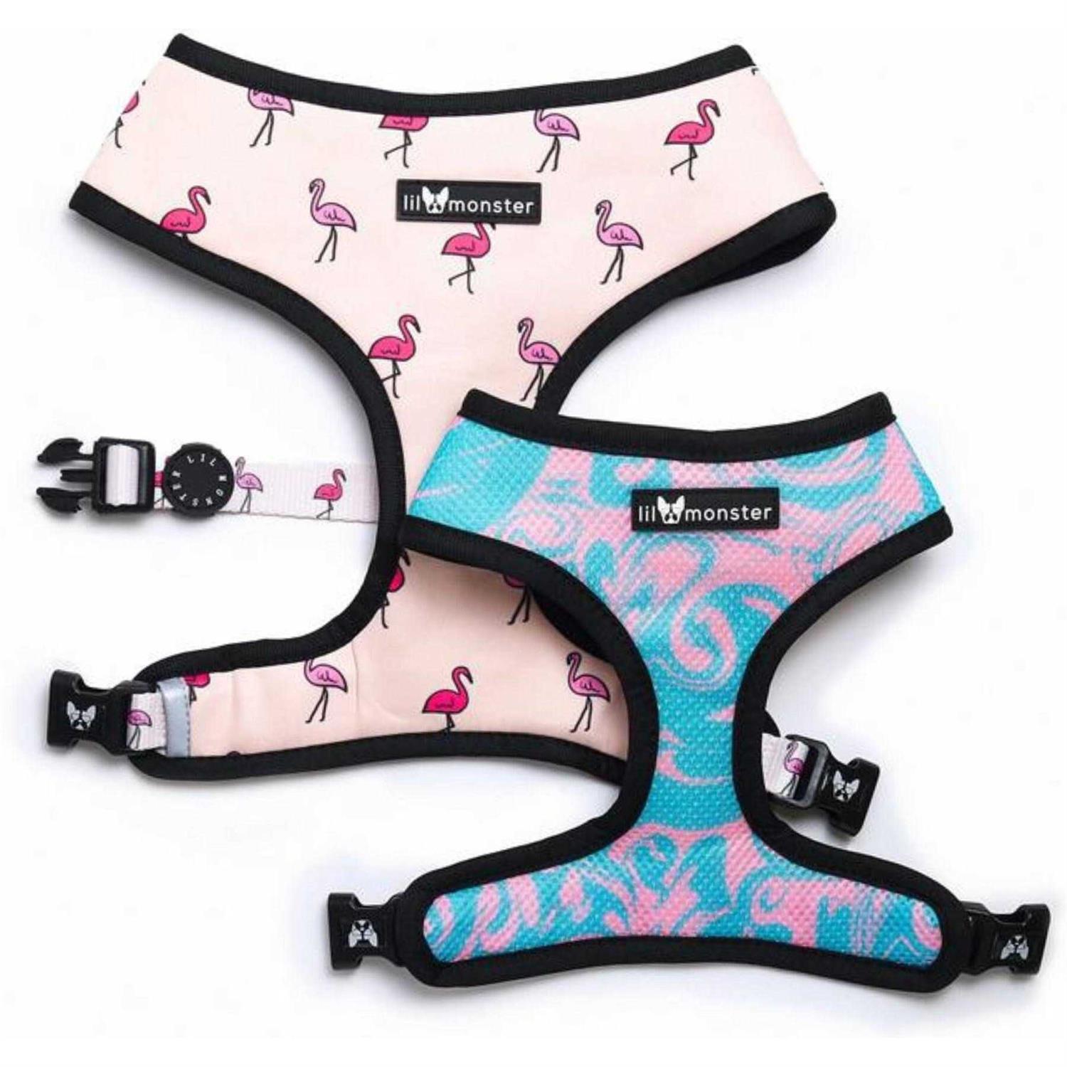 Lil Monster Pets Neoprene Reversible Dog Harness - Healthber