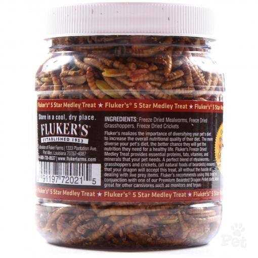 Flukers Bearded Dragon Medley Treat - Healthber