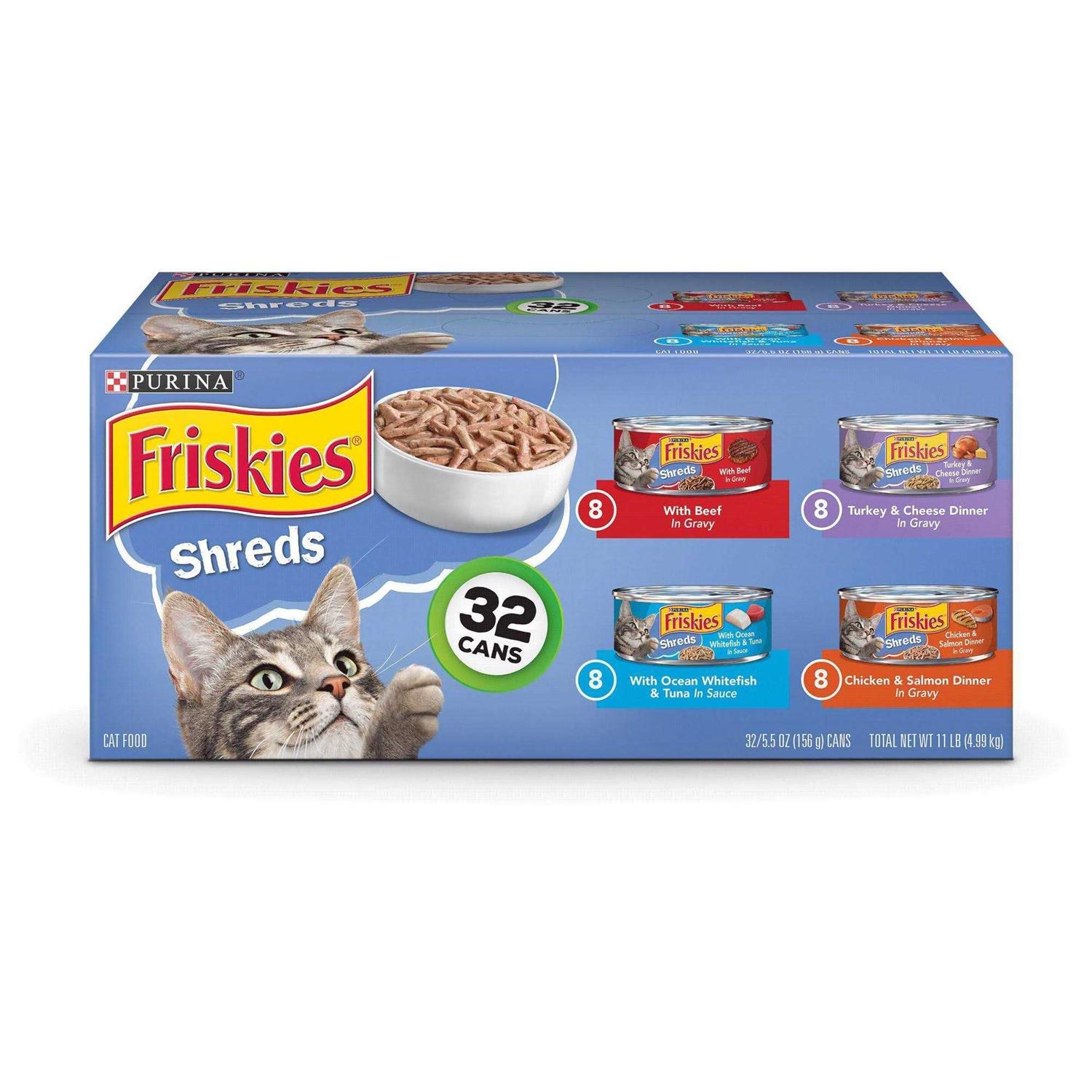 Purina Friskies Savory Shreds Wet Cat Food - Healthber