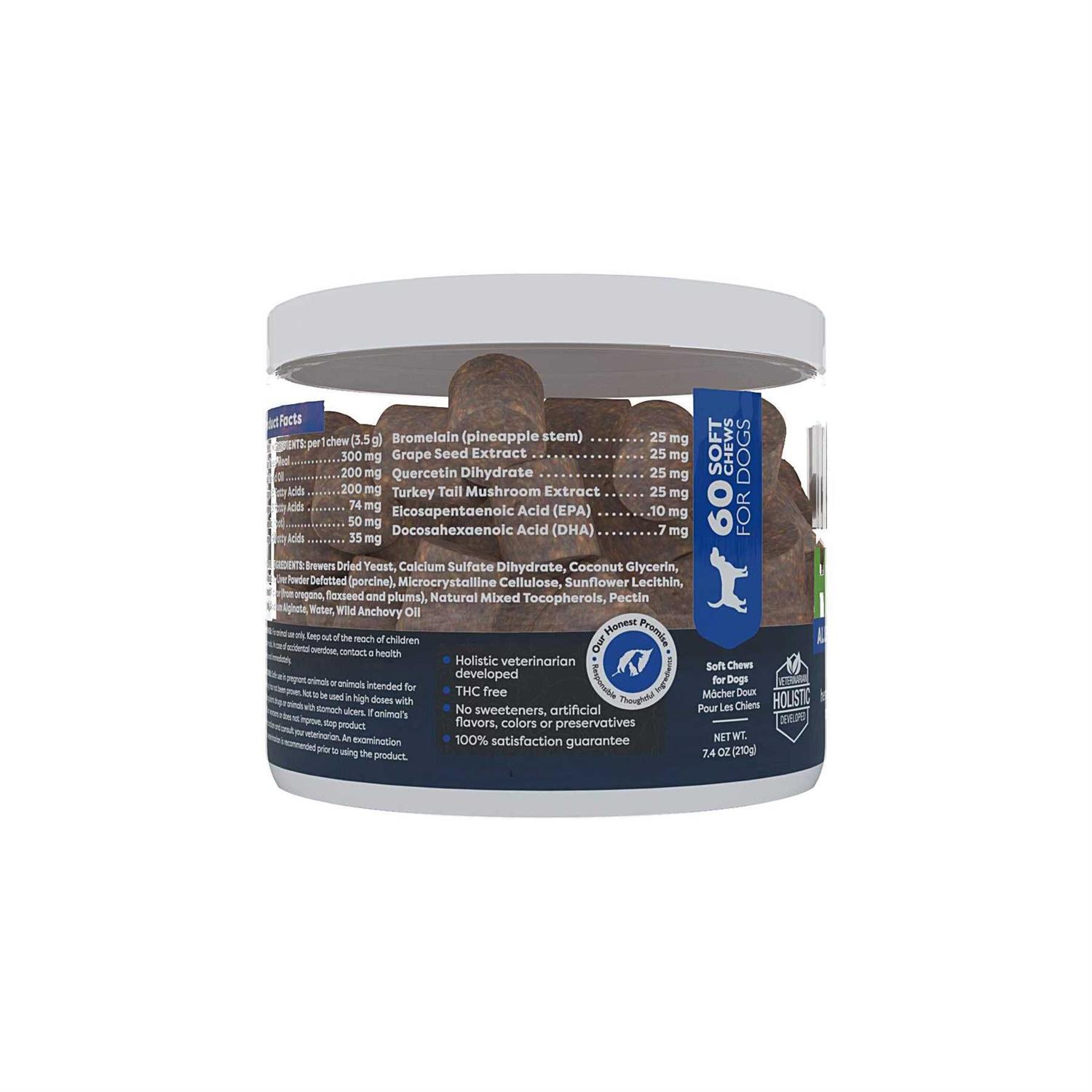 Only Natural Pet Allergy Skin & Coat Hemp Soft Chews - Healthber