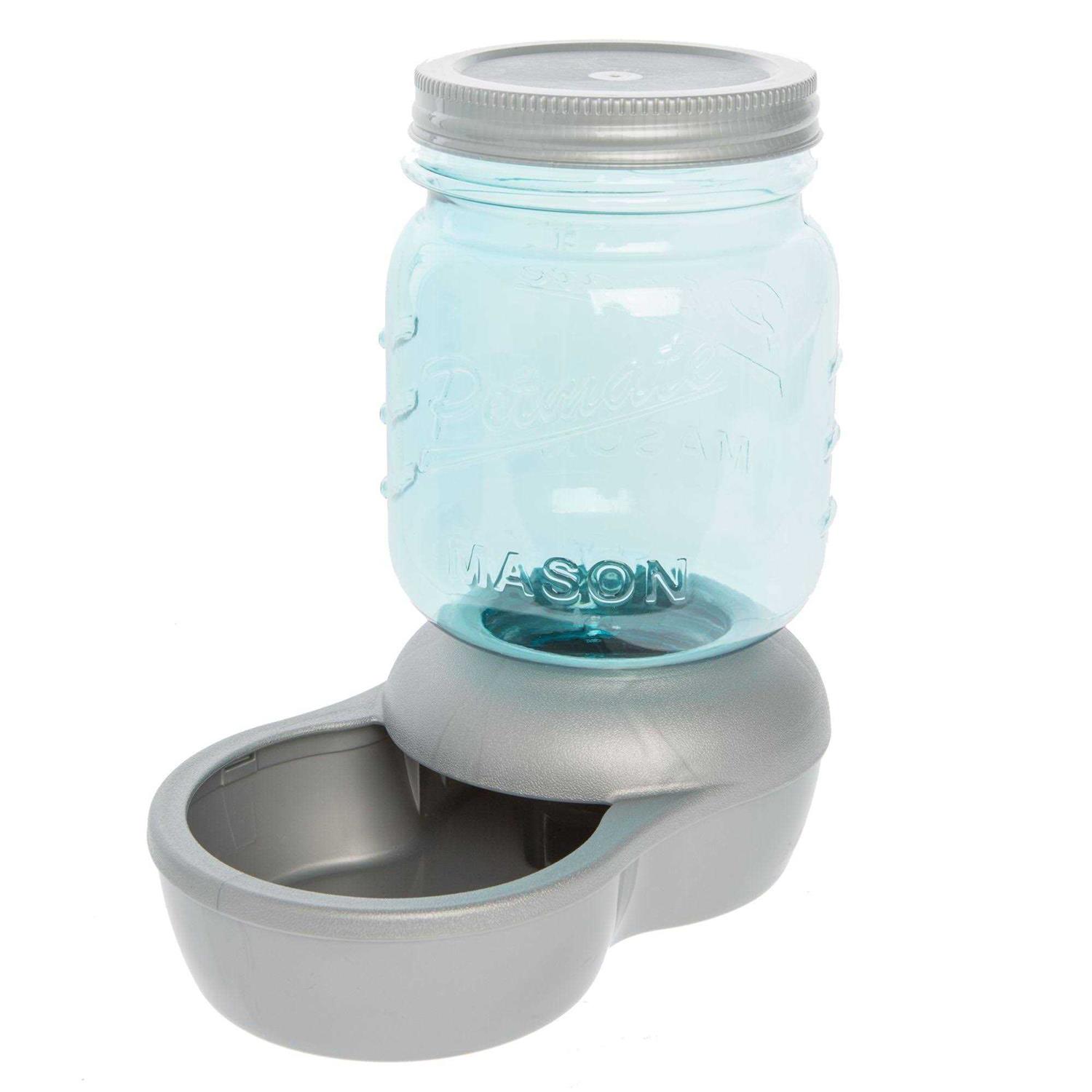 Petmate Mason Jar Replenishing Waterer - Healthber