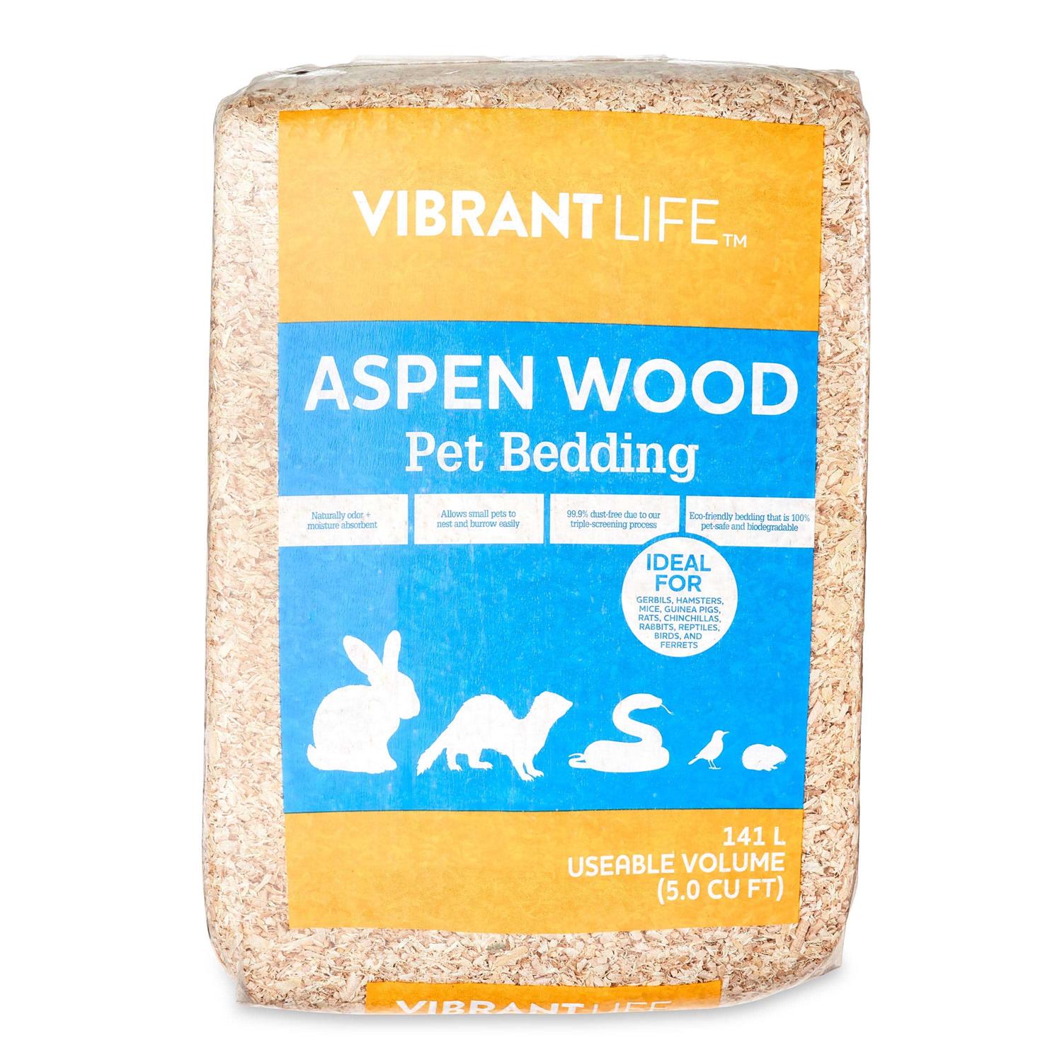 Vibrant Life Aspen Wood Pet Bedding - Healthber