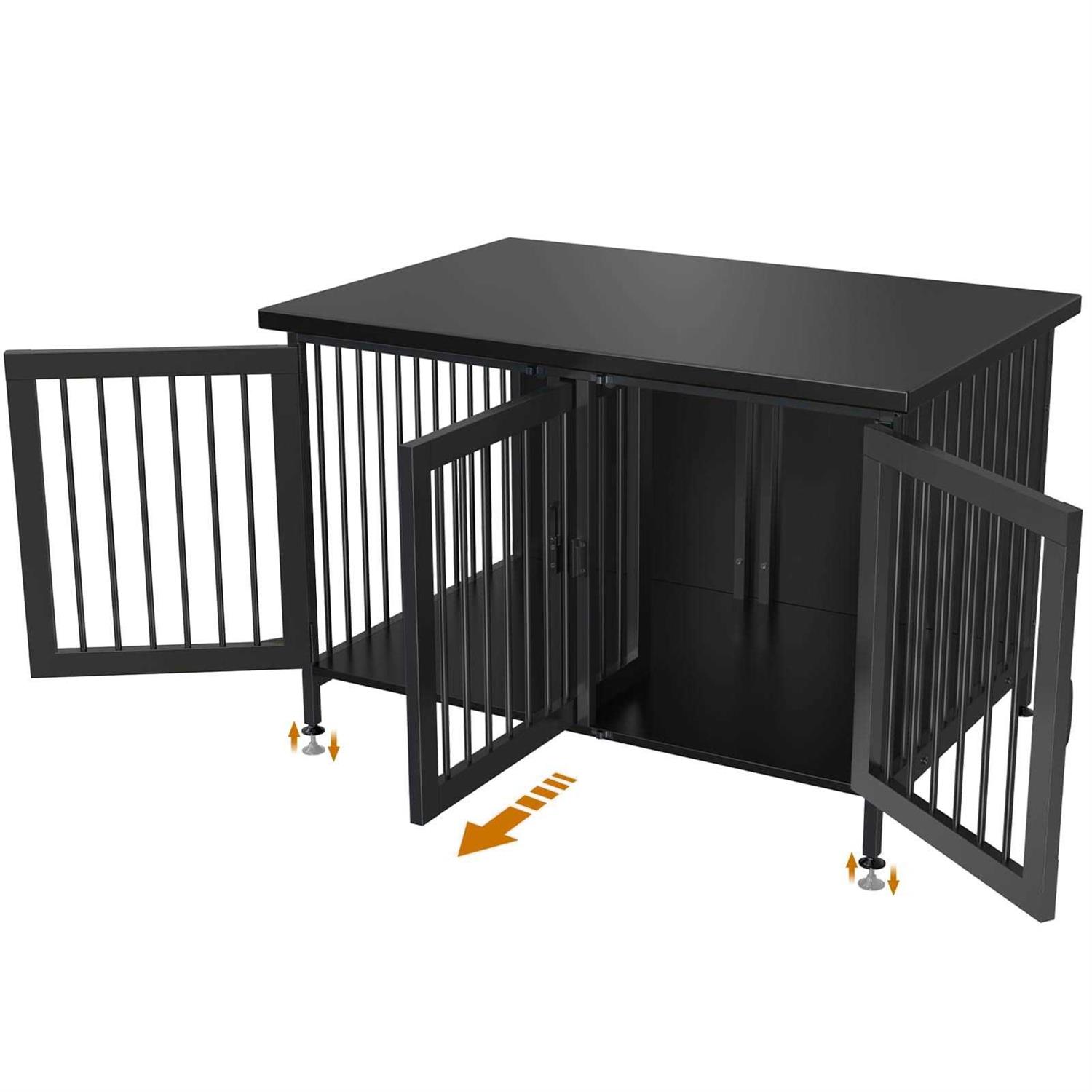 Gdlf Double Dog Crate with Divider for 1 or 2 Dogs - Healthber