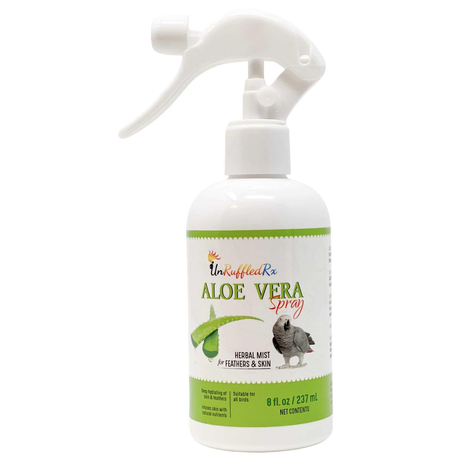 UnRuffledRx Aloe Vera Bird Bath Spray for Daily Care & Skin Health 8 Fl Oz - Healthber