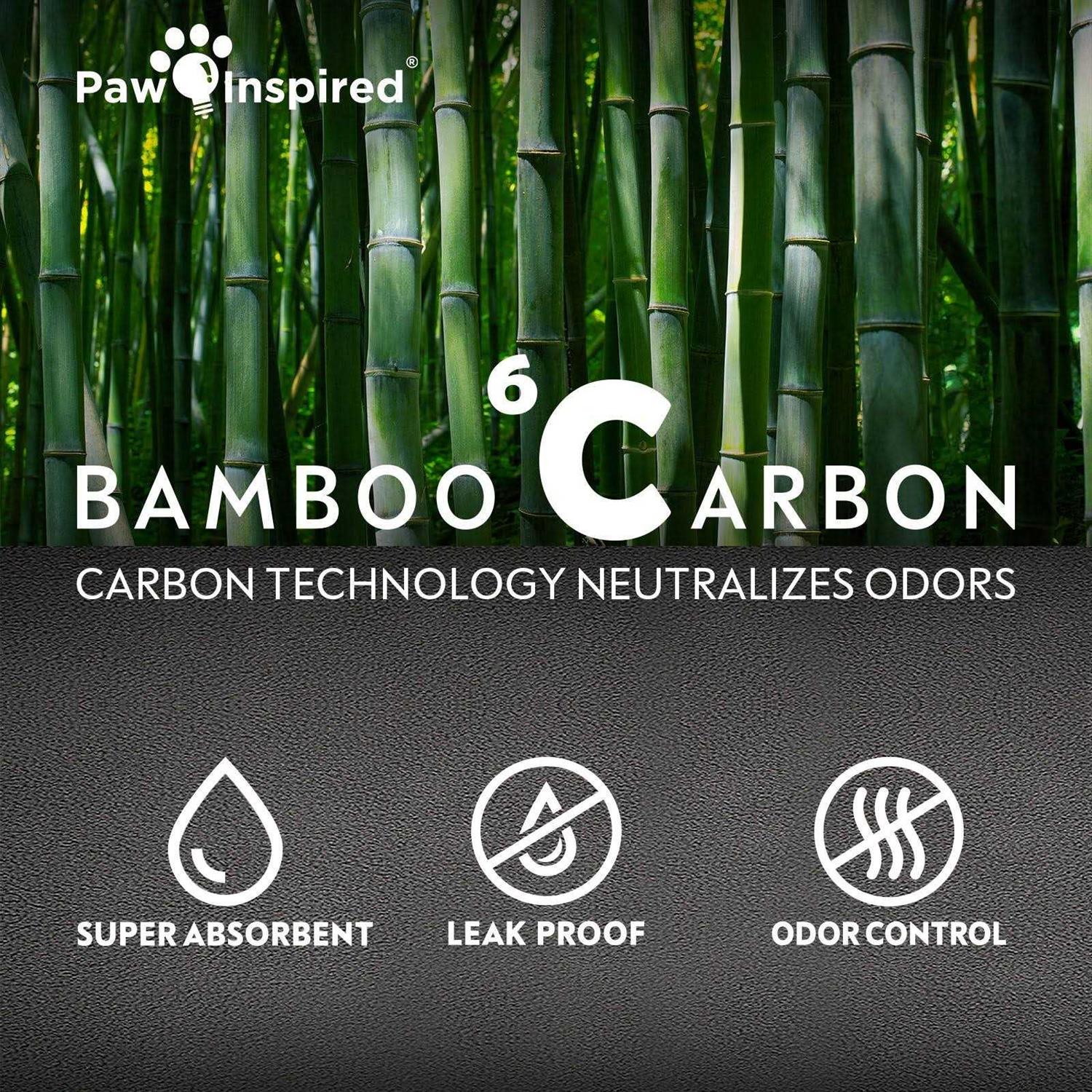 Paw Inspired Bamboo Carbon Washable Guinea Pig Cage Liners - Healthber