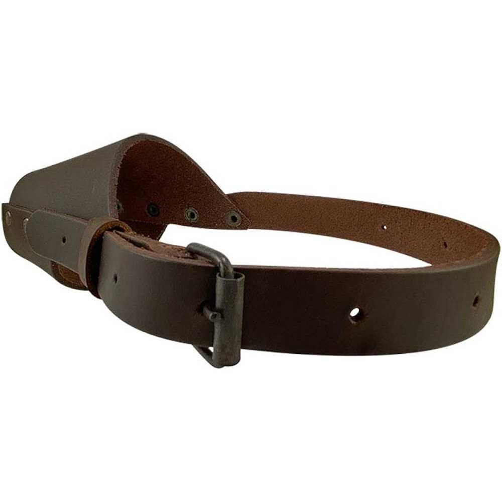 Taco Dog Leather Dog Muzzle Guard Handmade from Full Grain Leather - Healthber