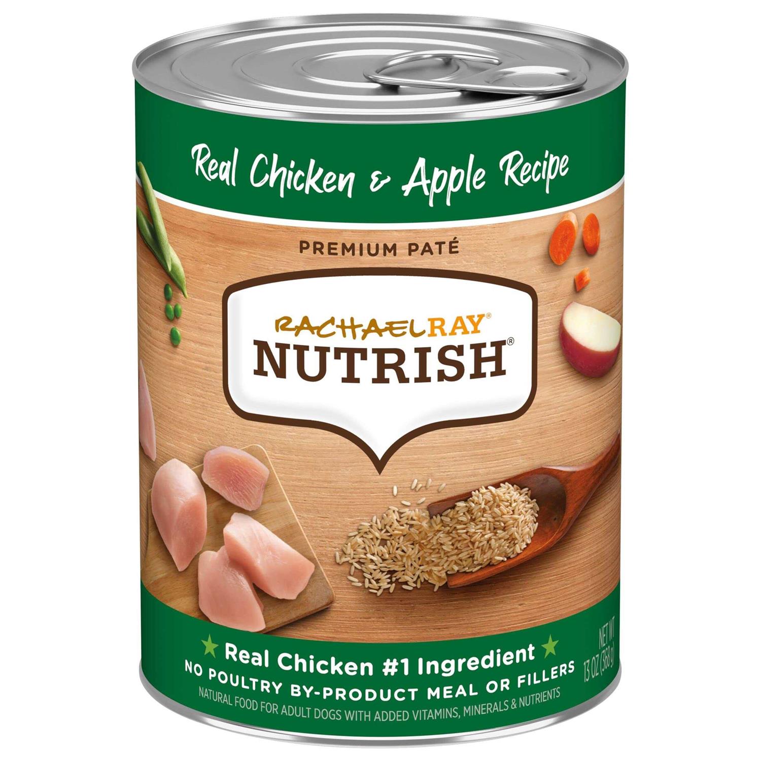 Rachael Ray Nutrish Wet Dog Food Chicken & Apple - Healthber