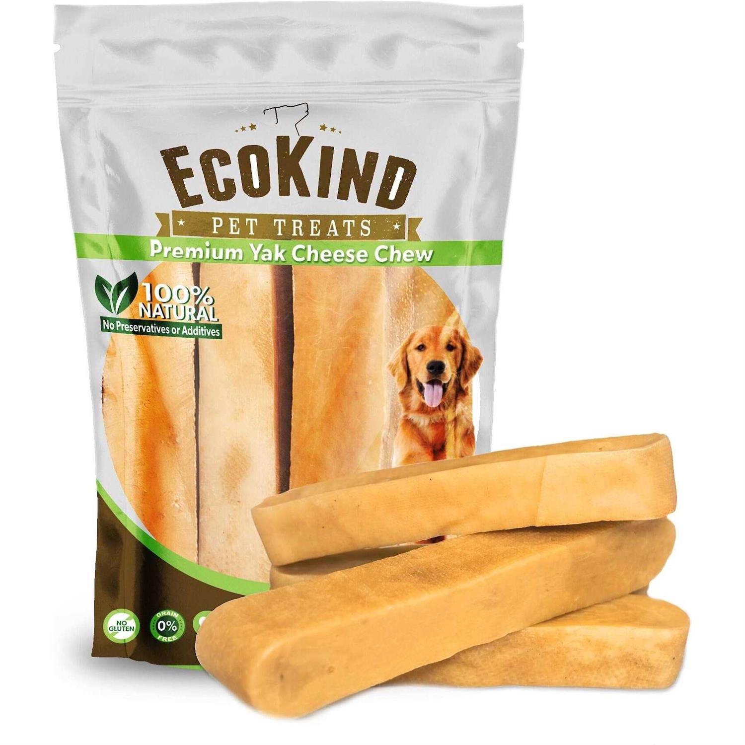 EcoKind Monster Himalayan Yak Cheese Dog Chew XL Dog Chews Rawhide Free - Healthber