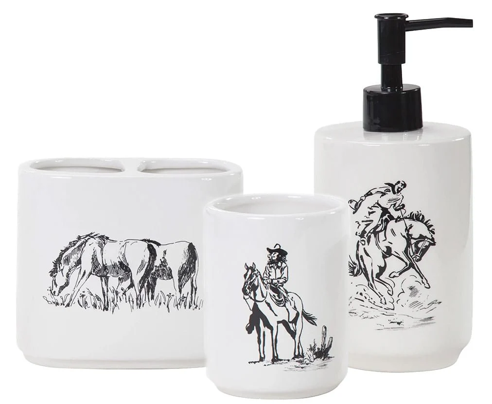 Ranch Life Countertop Bathroom 3 Piece Set - Healthber
